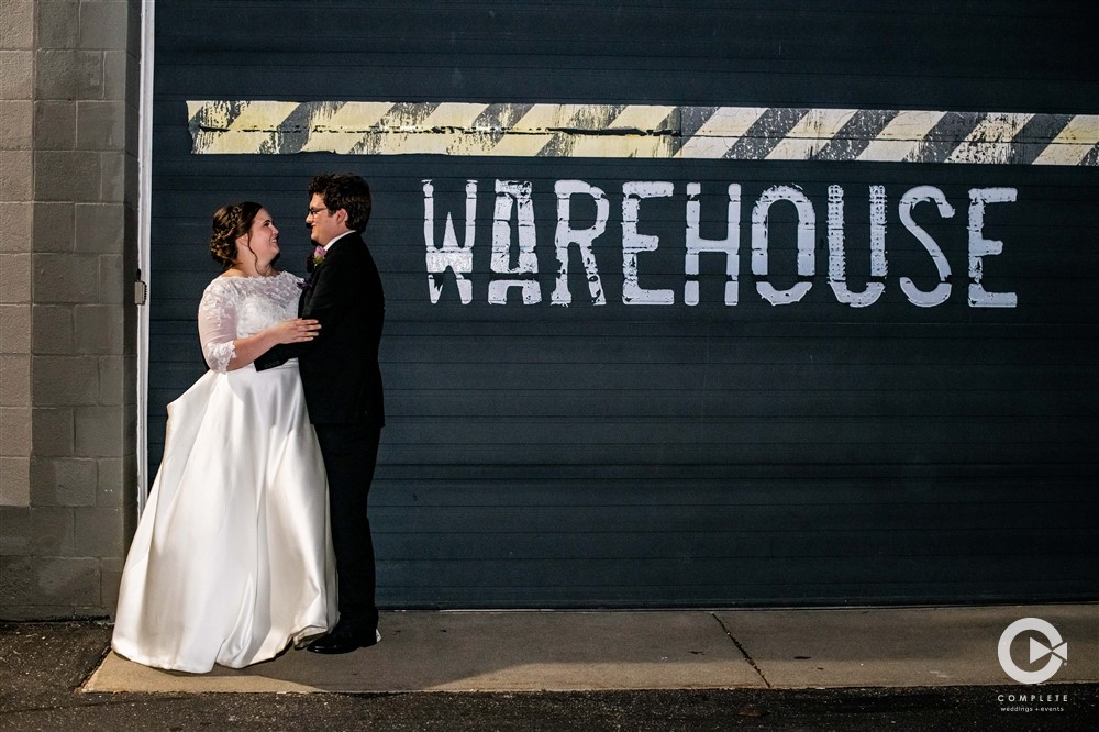 warehouse winery couple