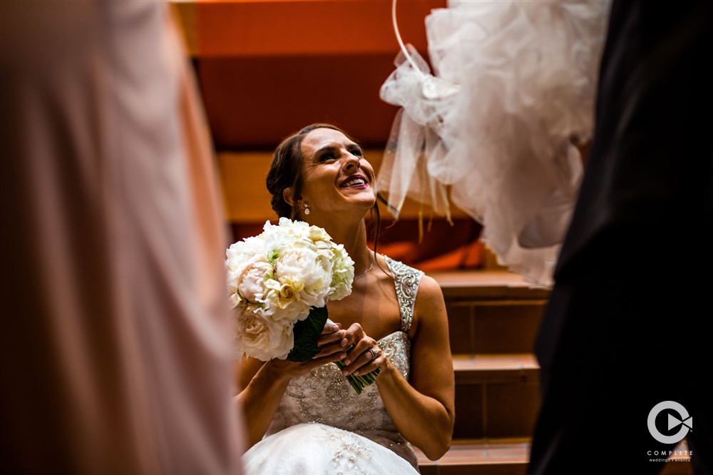 blushing bride